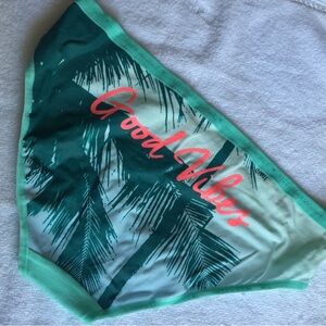 NWT. Victoria’s Secret Hiphugger panty. Good Vibes logo on back HTF RARE VINTAGE